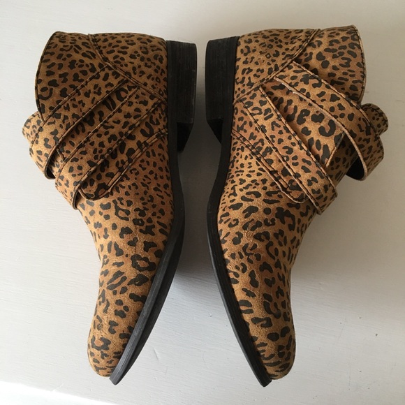 Volcom Getter Cheetah Leather Booties Sz 7 - Picture 10 of 11